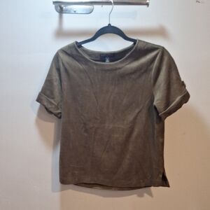 Banana Republic Khaki Short Sleeve Top